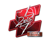 Sticker | Zeus (Foil) | Atlanta 2017 image