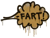 Sealed Graffiti | Fart (Desert Amber) image
