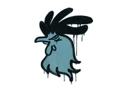 Sealed Graffiti | Cocky (Wire Blue) image