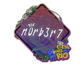 Sticker | n0rb3r7 (Glitter) | Rio 2022 image