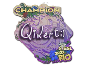 Sticker | qikert (Champion) | Rio 2022 image