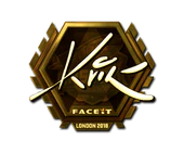 Sticker | Kvik (Gold) | London 2018 image