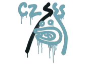 Sealed Graffiti | Recoil CZ-75 (Wire Blue) image