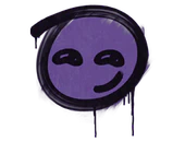 Sealed Graffiti | Smirk (Monster Purple) image