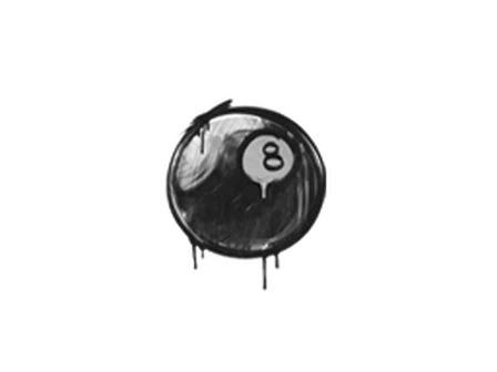 Sealed Graffiti | 8-Ball (Shark White) image