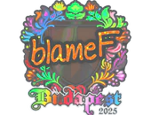 Sticker | blameF (Holo) | Budapest 2025 image