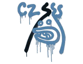 Sealed Graffiti | Recoil CZ-75 (Monarch Blue) image