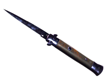 ★ Stiletto Knife | Doppler Black Pearl image
