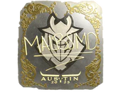 Sticker | malbsMd (Gold) | Austin 2025 image