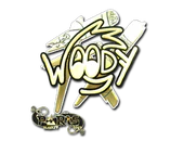 Sticker | WOOD7 (Gold) | Paris 2023 image