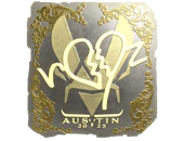 Sticker | ropz (Gold) | Austin 2025 image