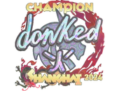 Sticker | donk (Holo, Champion) | Shanghai 2024 image
