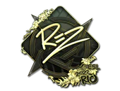 Sticker | REZ (Gold) | Rio 2022 image
