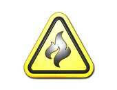 Sticker | Flammable (Foil) image