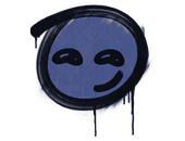 Sealed Graffiti | Smirk (SWAT Blue) image