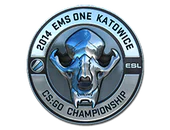 Sticker | ESL Skull (Foil) | Katowice 2014 image