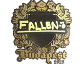 Sticker | FalleN (Gold) | Budapest 2025 image