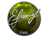Sticker | flamie (Foil) | Katowice 2019 image