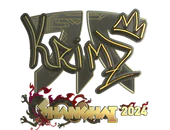 Sticker | KRIMZ (Gold) | Shanghai 2024 image