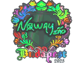 Sticker | noway (Holo) | Budapest 2025 image