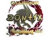 Sticker | zont1x (Gold, Champion) | Shanghai 2024 image