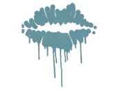 Sealed Graffiti | Kiss (Wire Blue) image