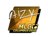 Sticker | aizy (Gold) | MLG Columbus 2016 image
