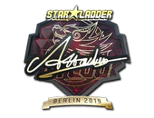 Sticker | Attacker (Gold) | Berlin 2019 image