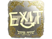 Sticker | exit (Gold) | Austin 2025 image