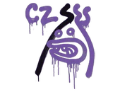 Sealed Graffiti | Recoil CZ-75 (Monster Purple) image
