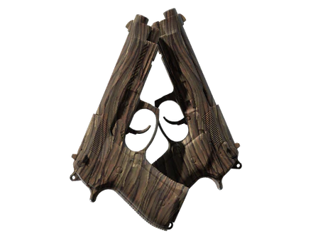 Dual Berettas | Drift Wood image