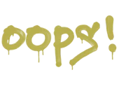 Sealed Graffiti | Oops (Tracer Yellow) image