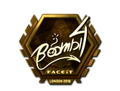Sticker | Boombl4 (Gold) | London 2018 image