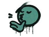 Sealed Graffiti | Chef Kiss (Frog Green) image