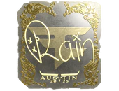 Sticker | rain (Gold) | Austin 2025 image
