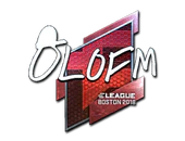 Sticker | olofmeister (Foil) | Boston 2018 image