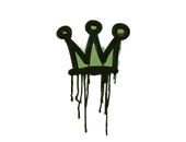 Sealed Graffiti | Little Crown (Battle Green) image