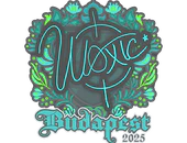Sticker | woxic | Budapest 2025 image