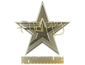 Sticker | floppy (Gold) | Copenhagen 2024 image