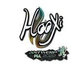 Sticker | HooXi (Glitter) | Antwerp 2022 image