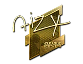 Sticker | aizy (Gold) | Boston 2018 image
