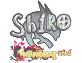 Sticker | sh1ro (Glitter) | Shanghai 2024 image