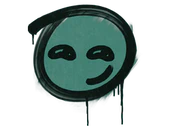 Sealed Graffiti | Smirk (Frog Green) image