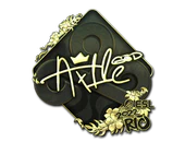 Sticker | Ax1Le (Gold) | Rio 2022 image