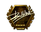 Sticker | balblna (Gold) | London 2018 image