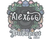 Sticker | alex666 | Budapest 2025 image