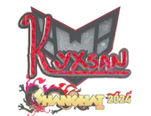 Sticker | kyxsan (Glitter) | Shanghai 2024 image