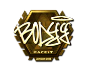 Sticker | bodyy (Gold) | London 2018 image