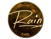 Sticker | rain (Gold) | Katowice 2019 image