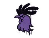 Sealed Graffiti | Cocky (Monster Purple) image